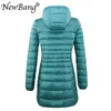 Femmes vers le bas Parkas Bang marque 8XL 7XL 6XL dames Long manteau chaud femmes veste Ultra légère avec sac pardessus HipLength 221124