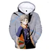 Erkek Hoodies Kawaii Anime Karikatür Haikyuu 3D Sweatshirt Erkekler için Kadın Voleybol Külotu Büyük boy uzun kollu kıyafetler 300