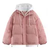 Womens Down Parkas Guilantu Winter Jacket Women Overcoat Thick Cotton Padded Short Mujer Oversize Casual Hooded Bubble Coat Female 221124