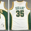 قمصان كرة السلة Retro Mitchell و Ness Basketball Jerseys Payton 20 Gary 95-96 Durant 35 Kevin 07-08 Kemp 40 Shawn 95-96 جودة أعلى