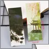 Bookmark Bookmark Desk Accessories Office School Supplies Business Industrial 30Pcs Creative Chinese Style Paper Bookmarks Painting Dhrif