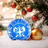 Kerstdecoraties 60 cm Outdoor opblaasbare gedecoreerde bal gemaakt PVC Giant Big Large S Tree Decoration Toy 221123