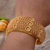 Bangle Dubai Africano Luxo Bulbocas de Bulbões de Coloras de Luxo Mulheres Meninas Casamento Presente de pulseira ajustável