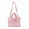 Sacs à bandoulière Sacs à provisions Fourre-tout Sacs à main de luxe Sac en peluche Femme Automne Hiver Grande capacité Sac fourre-tout Mode avancée Polyvalent Épaule Bandoulière