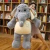 Zaino pop di accompagnamento per bambini 3858 cm Kawaii peluche elefante bambola giocattolo cuscino per dormire simpatico elefante farcito regalo di Natale J220729