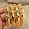 Bangle Annayoyo Ethiopian Dubai 24K золотой цвет в форме сердца для женщин-подарков на Ближнем Востоке