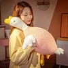 1pc 75cm Creative Mite Goose Plush Toy Pillw