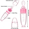 Инструменты мороженого силиконовый ребенок кормление ложки пищи пищевая добавка детская рисовая паста бутылка милая мягкая нельесса
