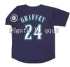 College Baseball Wears 1994 1997 Retro 24 Ken Griffey Jr. Jersey 3 Alex Rodriguez 19 Jay Buhner 51 Ichiro Suzuki 11 Edgar Martinez Stitched Green White Grey Blue