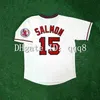 College Baseball Wears 1989 All Star Retro Baseball Jersey Mike Trout Brian Downing Tim Salmon Wally Joyner Reggie Jackson Chuck Finley Jim Edmonds Chili Davis Bo