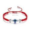 Beaded 19 Styles Creative Eye Cross Palm Blue Eyes Red Rope Braided Adjustable Bracelet For Women And Girls Gift Drop Delivery Jewel Dh9Vm