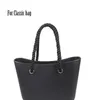 Bag Parts Accessories Tanqu 1 Pair Long Short Black Natural Hemp Rope Handle for O Accesorios Obag Women Handbags Classic Mini EVA 221124