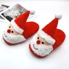 Slippers vrouwen indoor kerstman huis vloer kerstvloer kerst antislip warme katoenen schoenen casual schattige cartoonfurry pluizige dia's 221124