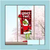 Christmas Decorations Christmas Decorations 2023 Door Hanging Banner Faceless Doll Merry Tree For Home Xmas Ornaments Pendant Navida Dhvwx