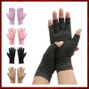 ST557 1 par de guantes de compresión para artritis, guantes de mano para aliviar el dolor en las articulaciones artríticas de primera calidad, guantes de compresión para terapia con dedos abiertos