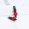 Dangle Earrings YD&YDBZ Big Red Pearl Hanging For Women Hyperbole Black Rubber Rope Long Drop Earring Jewelry Accessories Party