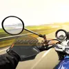 ST406 Manicotti manubrio moto Guanti estivi 3D Oxford impermeabili con protezione solare con guanti da moto con design a strisce riflettenti