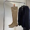 Botas de moda Pila de botas plisadas vaquero occidental tacón medio tubo grueso Caballero largo delgado en verano 220923