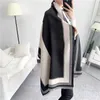 スカーフデザイナー女性のためのカシミアスカーフパシュミナショールファッションクラシックエッセンシャルニットラップ格子縞のウールのショール