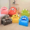 Support Seat Plush Soft Cuddles Folding Sofa Leather Sit Comfortable Chair For Kids Baby Birthday Christmas Gift J220729