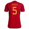 XXXL 4XL 2022 Spanje voetballen Jerseys Player Fans Versie 22 23 Espana Asension Morata Gavi Koke Ferran Pedri voetbalshirt Women Kids Kit Men Lange mouw uniformen