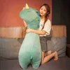 70100Cm Beautiful Duck Goose Dinosaur Plush Toy Cute Animals Long Pillow Stuffed Soft Sleeping Pillow For ldren kids Gift J220729