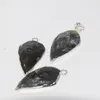 Pendant Necklaces Fashion Jewelry Natural Labradorite Point Making 2022 Water Drop Flash Gem Stone For Women As Gifts