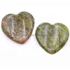 Pierre 40Mm Naturel Crazy Stone Pocket Palm Thumb Healing Crystal Heart Love Worry Stones Reiki Ncing Cristaux Et Drop Delivery Jewel Dharn