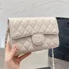 Femmes luxe sacs à bandoulière Woc Designer bandoulière luxueux sac à main canal sac en cuir véritable pochettes Mini portefeuille