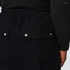 Pantalons pour hommes Laine de qualité inférieure pour hommes Grande taille Mode Personnalisé Élastique Cordon Taille Sports Lâche Casual Capris