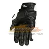 ST409 Vier Jahreszeiten Leder Motorrad Schwarz Weiß Handschuhe Leder Männer Moto Racing Handschuh Fahrrad Radfahren Motorrad Motocross Reiten