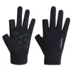 Five Fingers Gloves Fishing Sun Proction Driving Breathable Antislip Half Fingerless Summer Ice Silk Outdoor Men Women Glove 221119