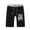 Herrshorts anime Kuroko Ingen basketboll M￤ns avslappnad midja ton￥ringar Korta tr￶jor Sommarbomull L￶s