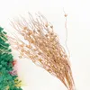 Kerstdecoraties 5pc 42 cm boomdecoratie glitter takken kunstmatige bloemen voor huis nep Xmas ornamenten jaar feest decor 221123