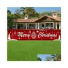 Décorations De Noël Décorations De Noël Joyeux Bannière Pour La Maison En Plein Air Magasin Drapeau Pling 2022 Année Navidad Natal Bannerchristmas D Dhhir