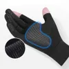 Cinq Doigts Gants Pêche Soleil Proction Conduite Respirant Antidérapant Demi Mitaines D'été Glace Soie En Plein Air Hommes Femmes Gant 221119