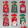 Decorazioni natalizie decorazioni natalizie decorazioni christma nastro dstring tasca sacca zucca fiocchi di neve nougat packaging mer dhd0t