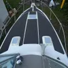 1997 Bayliner 2855 Swim Platform Cockpit Bow Boat Tapis de sol en mousse EVA en teck