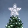 Juldekorationer trädtoppstjärna LED -ljuslampa för hem xmas ornament navidad år natal noel 221123