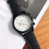 Omeg handledsur för män 2022 Nya herrklockor alla ringer arbetskvartsklocka Top Luxury Brand Clock Fashion Relogio Masculino263d