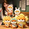 3040cm karikatür güzel shiba inu köpek cosplay giydirme peluş oyuncaklar doldurulmuş sevimli hayvanlar bebek ldren için yumuşak yastık j220729