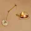 Wall Lamp Antique Brass Rustic Loft Industrial Light Vintage Swing Long Arm Edison Sconces Arandela Lamparas Pared