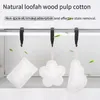 Loofah Wood Pulp Dishwashing Brush Prushing Sponge Natural Luffa Rag Pot Wipe Cleaning Bathroom Kitchen SuppliesMJ1161