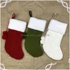 Christmas Decorations Christmas Decorations Year Stocking Sack Xmas Gift Candy Bag For Home Sock Tree Decorchristmas Drop Delivery G Dhsbz