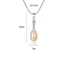 Mode coréenne perle d'eau douce s925 pendentif en argent collier femmes bijoux charme dame brillant Zircon collier chaîne exquis collier accessoires cadeau