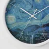 Duvar Saatleri Vintage Avrupa Saat Aydınlık Numaralı Led Klasik Eller Art Glow Cam Espejos Decorativos Mutfak Dekor Zegar