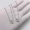 Diseñador de moda nuevos collares pendientes para mujeres Collar elegante Cadenas de gargantilla de alta calidad Joyería de diseñador Chapado en oro de 18 quilates gi291v