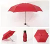 Mini zonnige en regenachtige paraplu's Pocket paraplu lichtgewicht vijfvoudig parasol vrouwen mannen draagbare reizen paraplu's FY5398 BB1124