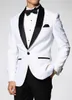 Popular Groomsmen Shawl Lapel One Button JacketPantsTie Groom Tuxedos Groomsmen Man Suit Mens Wedding Suits Bridegroom b0