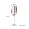 Copos de vinho 350ml Rose Gilded Rose Glass Lead Free Wine Glass Glass de vidro de champanhe Home Decoration s Conjunto Cnorigin 221124